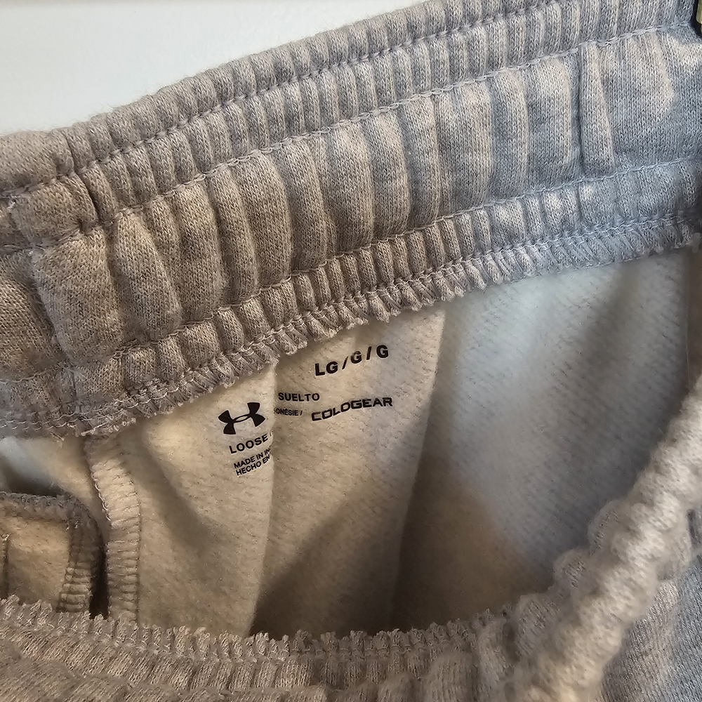 Under Armour Men's Gray Joggers Loose Rival Fleece - Picture 2 of 4